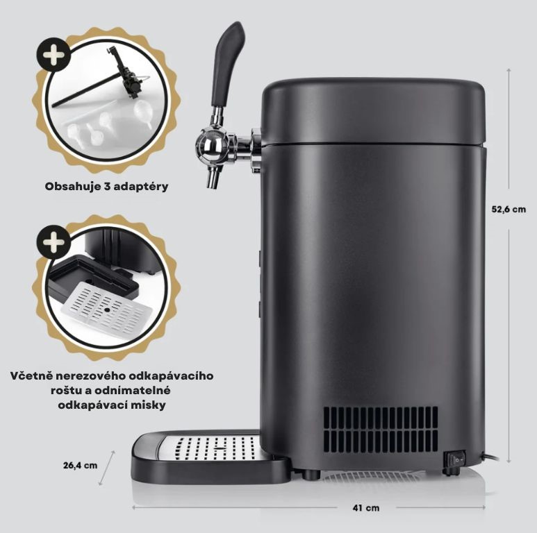 GourmetMaxx Party pivní výčep pro 5l soudky piva BierMaxx 14011 1